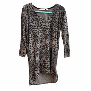 Boss Orange animal print long tunic in small
